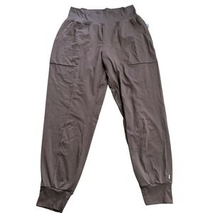 REI Co‎ Op Womens Jogger Pants Size Large Brown Polyester Spandex Bluesign